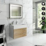 Мебел за баня шкаф с полиуретаново покритие Domo